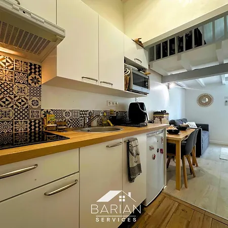 Maisonnette Avec Climatisation Et Cour - Menage Et Linge Inclus Prázdninový dům