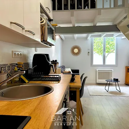 Prázdninový dům Maisonnette Avec Climatisation Et Cour - Menage Et Linge Inclus